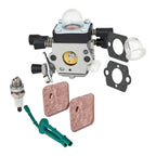 FS55R Carburetor Kit for Trimmers (Includes 2 Gaskets, 1 Oil Bubble, 1 Spark)