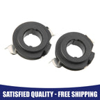 Set of 2 H7 LED Headlight Bulb Holder Adapter Clips for BMW E60 (2006–2010)
