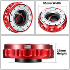 Steering Wheel Quick Release Hub Adapter Kit for Universal Vehicles (J2)