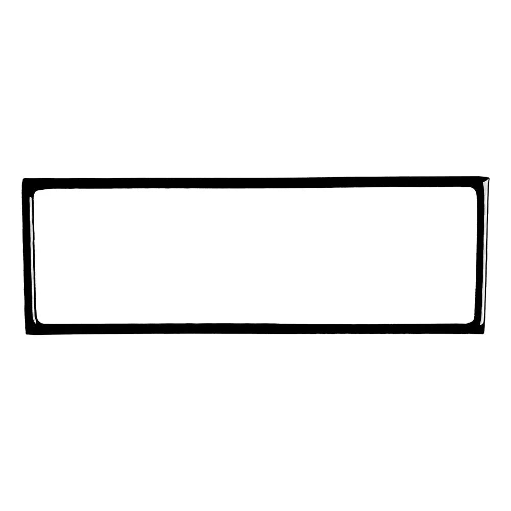 Black Center Console Storage Box Cover Trim for BMW 3 Series (1991-1999)