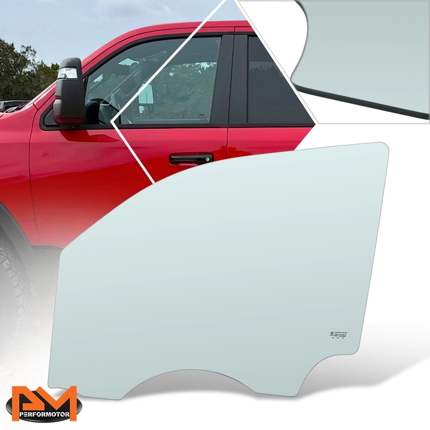Tempered Glass for Ram 1500 (2019–2026) Front Driver Left Side Replacement