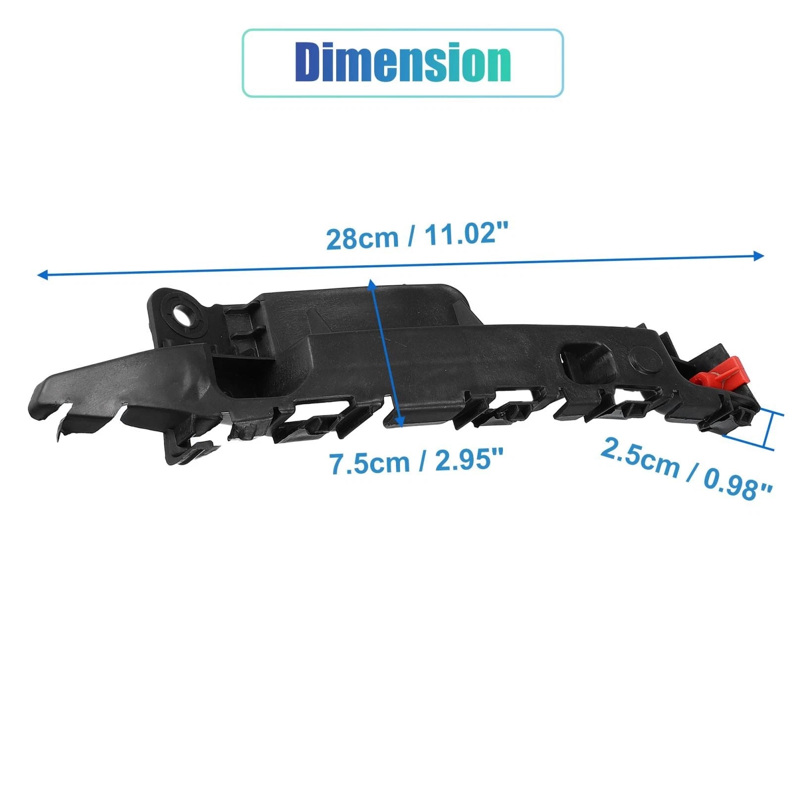 Pair Front Bumper Retainer Bracket Support for Chevrolet Cruze (2011–2016)
