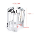 Chrome Edge Oil Filter Cover Trim for Harley Touring Road King Glide (2009-2023)