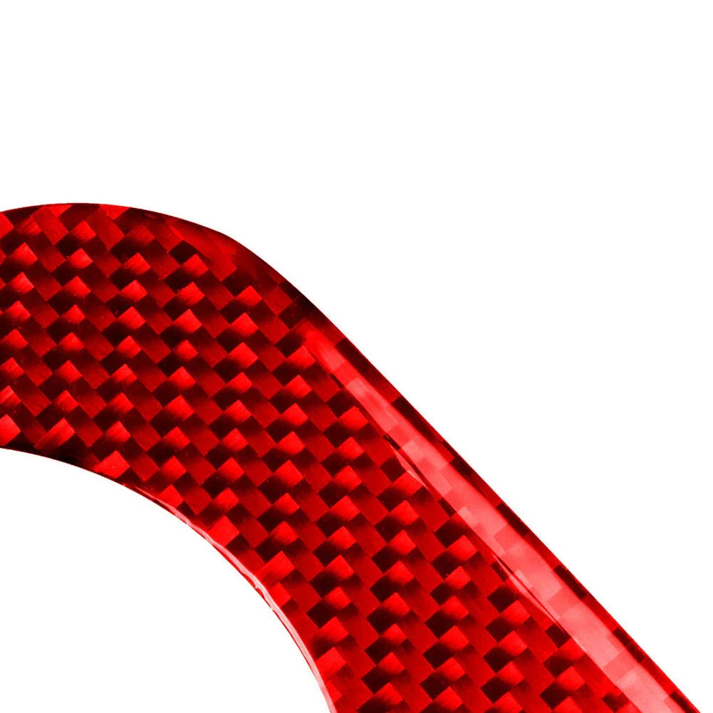 Red Rear Water Cup Holder Panel Cover Trim for Subaru WRX STI (2015-2021)