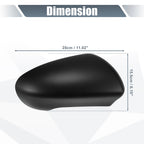 Right Side Mirror Cover Cap for Nissan Qashqai J10 (2007–2014) Matte Black