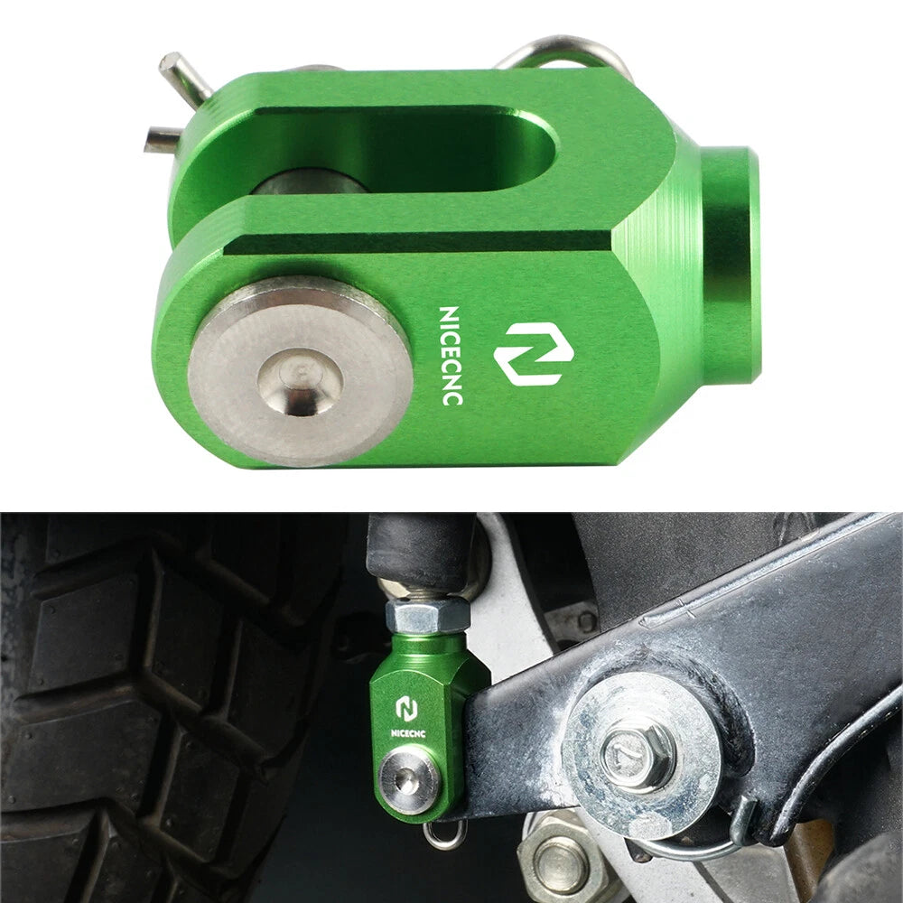 Rear Brake Pedal Clevis for Kawasaki KLR650 (2008–2024) Aluminum Green