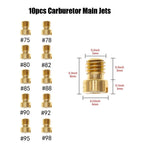 10Pcs 5MM Carburettor Main Jet Nozzle Set M5 for 75-98