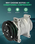 A/C Compressor for Subaru Impreza (2002–2007) CO 11153C