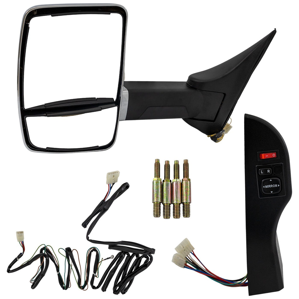 Driver Side Chrome Mirror for Ford E-350 Super Duty (2008–2013)