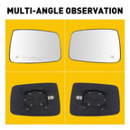 2X Heated Towing Mirror Glass for Dodge Ram 1500 2500 3500 (2002–2018)