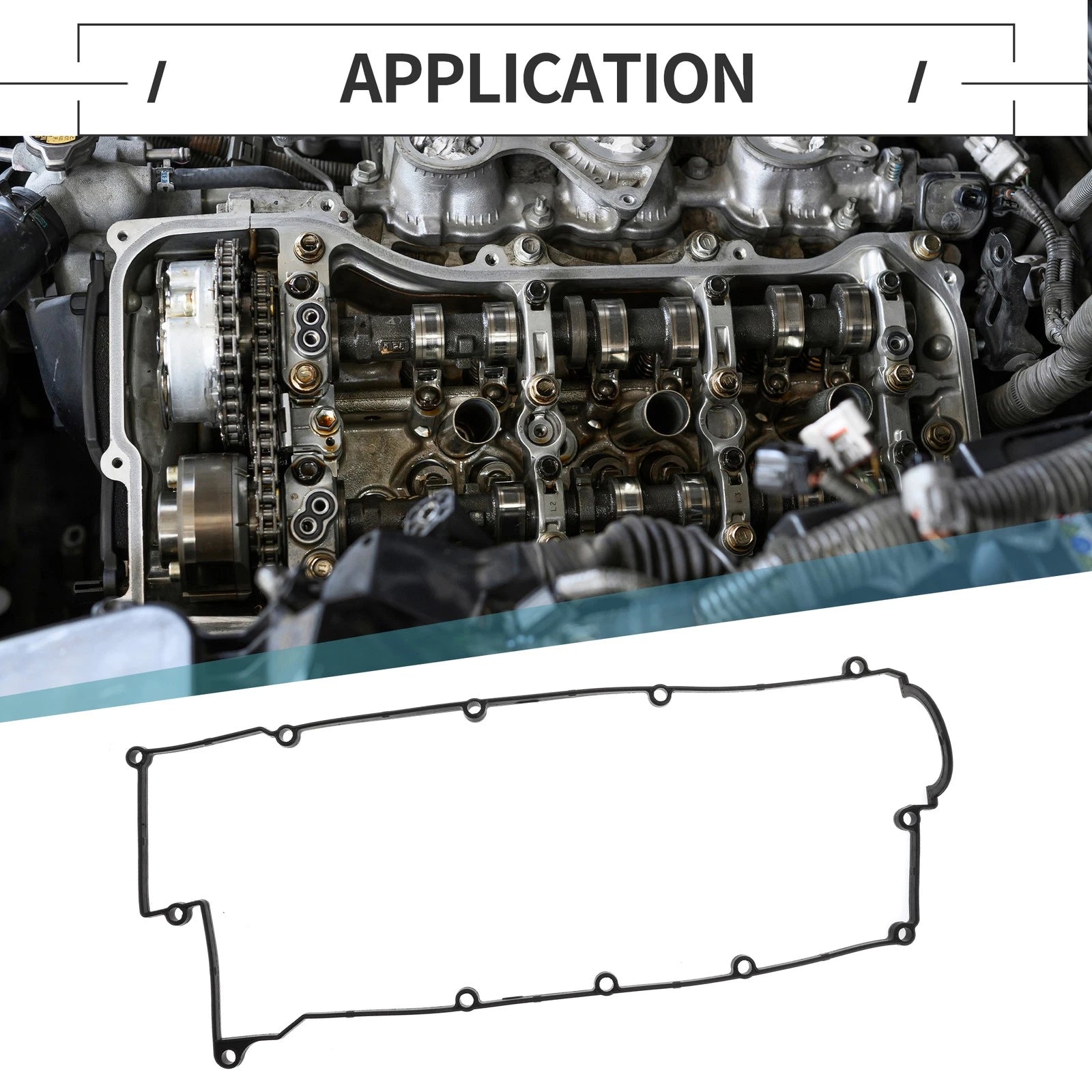 Valve Cover Gasket No.VS50583R/2244123800 for Hyundai Elantra Tiburon Tucson (2001–2010)