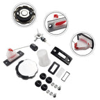 Fuel Gas Tank Petcock Filter Gauge Cap for Universal 5-7 Gallon