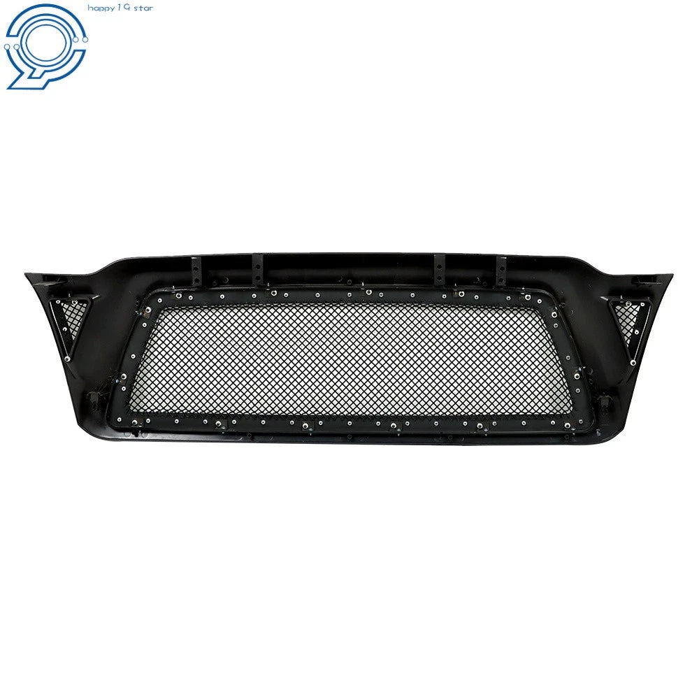 Rivet Mesh Black Upper Main Grille for Toyota Tacoma (2005–2011)