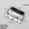 Steel Handle with Rubber Grip for Speaker Box (100mm, 120mm, 140mm)