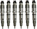 6X Fuel Injector 0445-120-059 for Cummins QSB4.5 QSB6.7 Komatsu 6D107 4D107