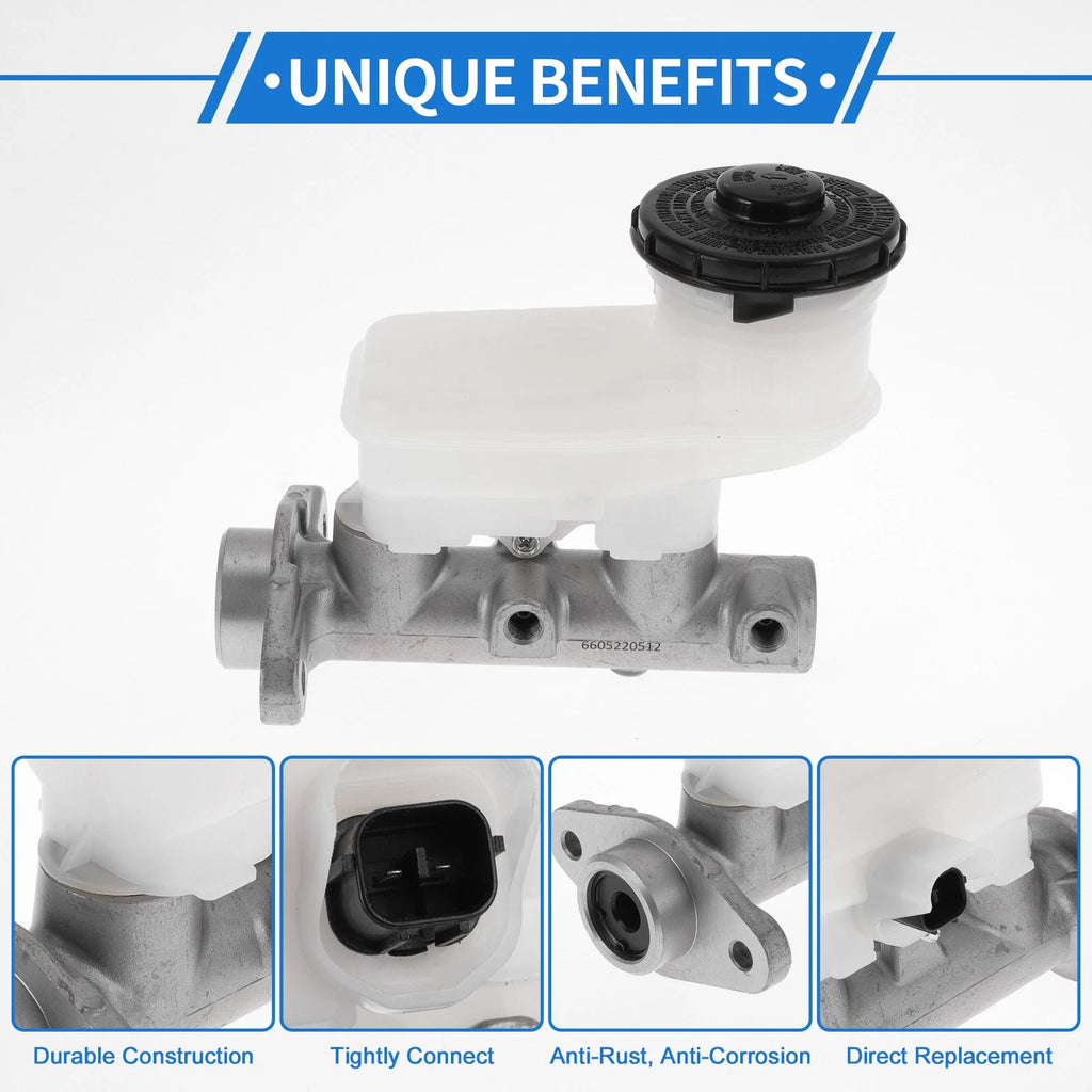 Brake Master Cylinder with Reservoir No. 46100SCPW01 for Honda Odyssey (2002–2004)