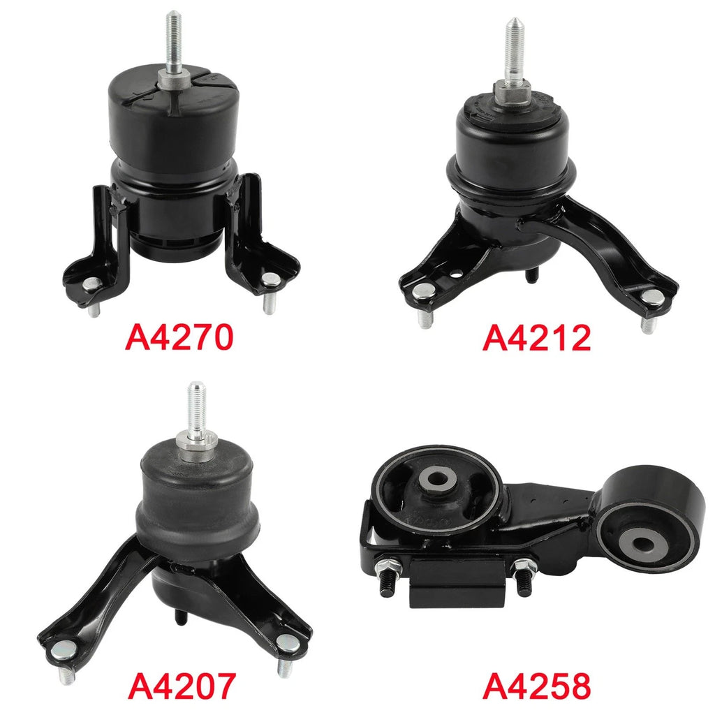 Set of 4 Engine Motor & Trans Mounts for Toyota Sienna (2004–2006) V6 3.3L AWD