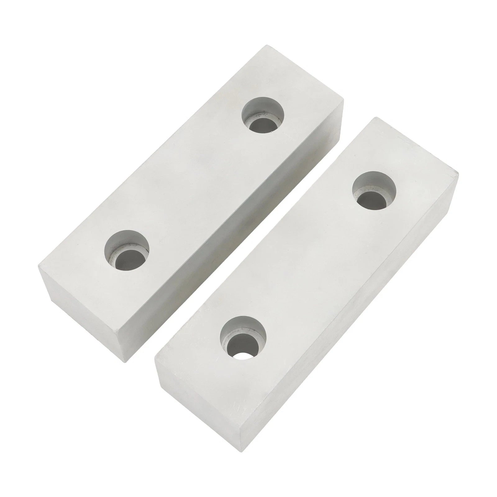 Set of 2 Reversible Aluminium Vise Jaws for 8" Vise