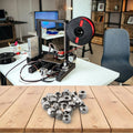 Set of 20 Eccentric Spacer Nuts for Engraving Machines