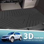 Flat Face Cargo Liner Rear Trunk Mat for Honda CR-V (2012–2016) TPE