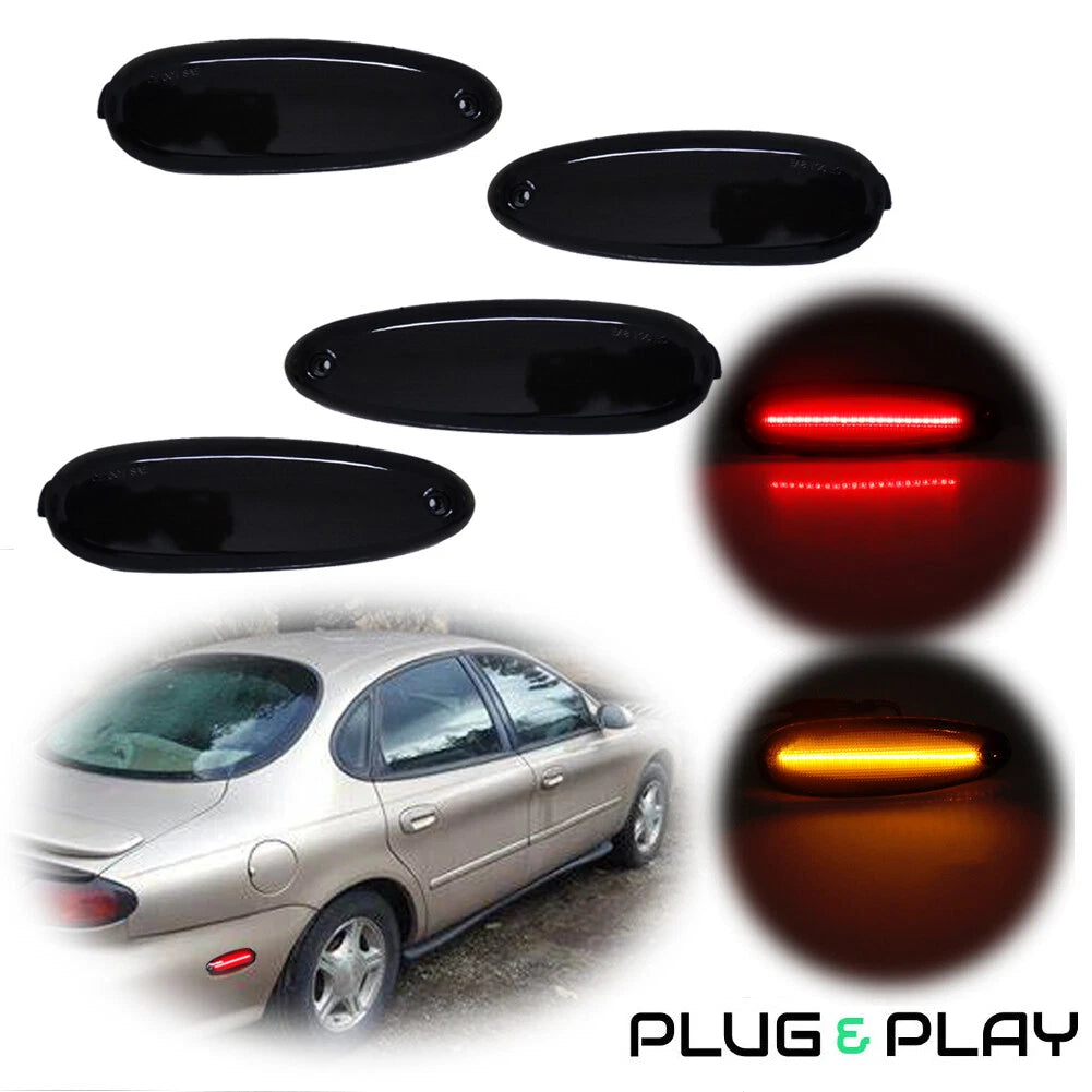 Smoked Bumper Side Marker Lights for Ford Thunderbird (2002–2005)