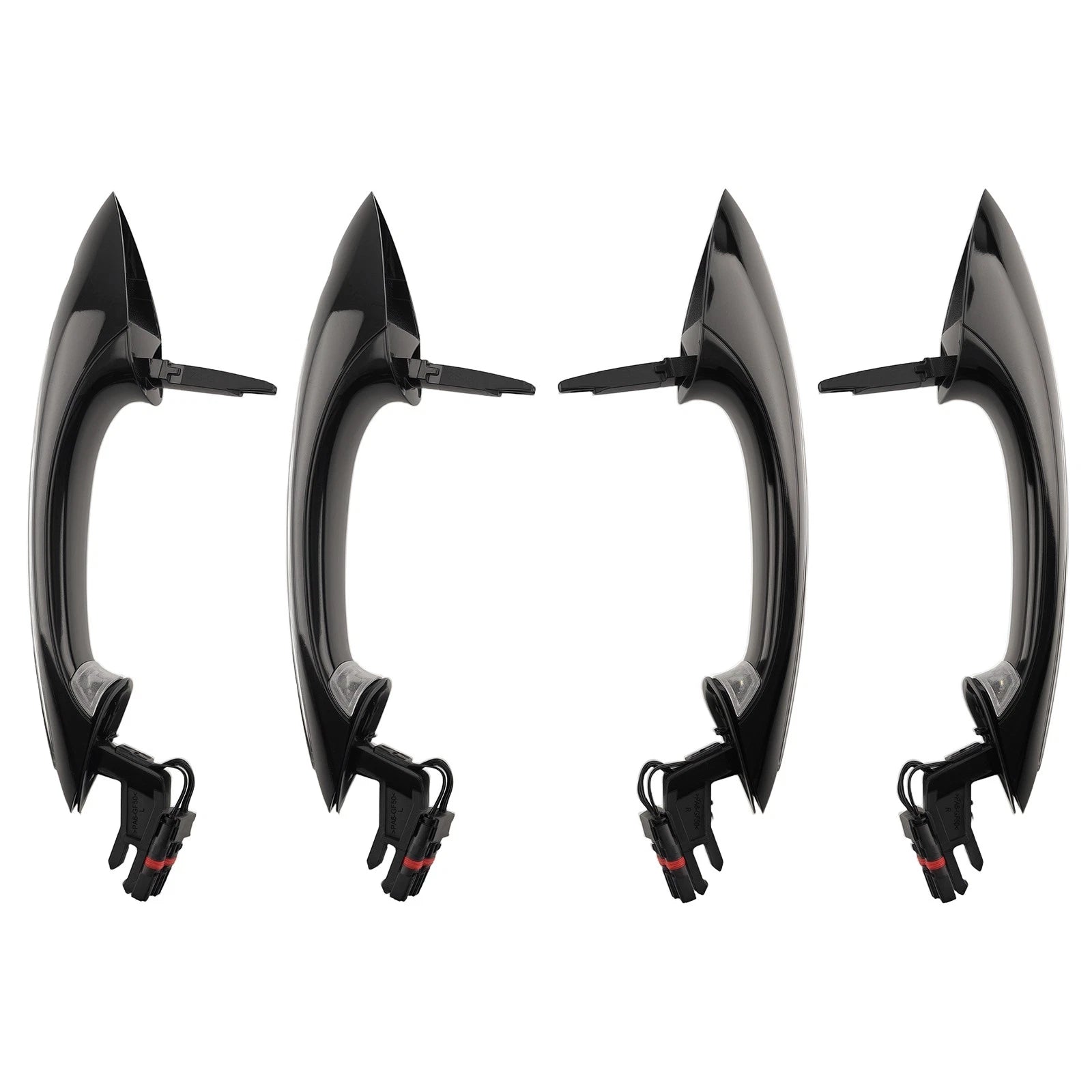 Set of 4 Door Handles for BMW M5 M6 (2009–2016) Black