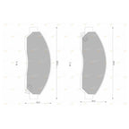 Front Disc Brake Pads Set for Isuzu D-Max (2008-2020)