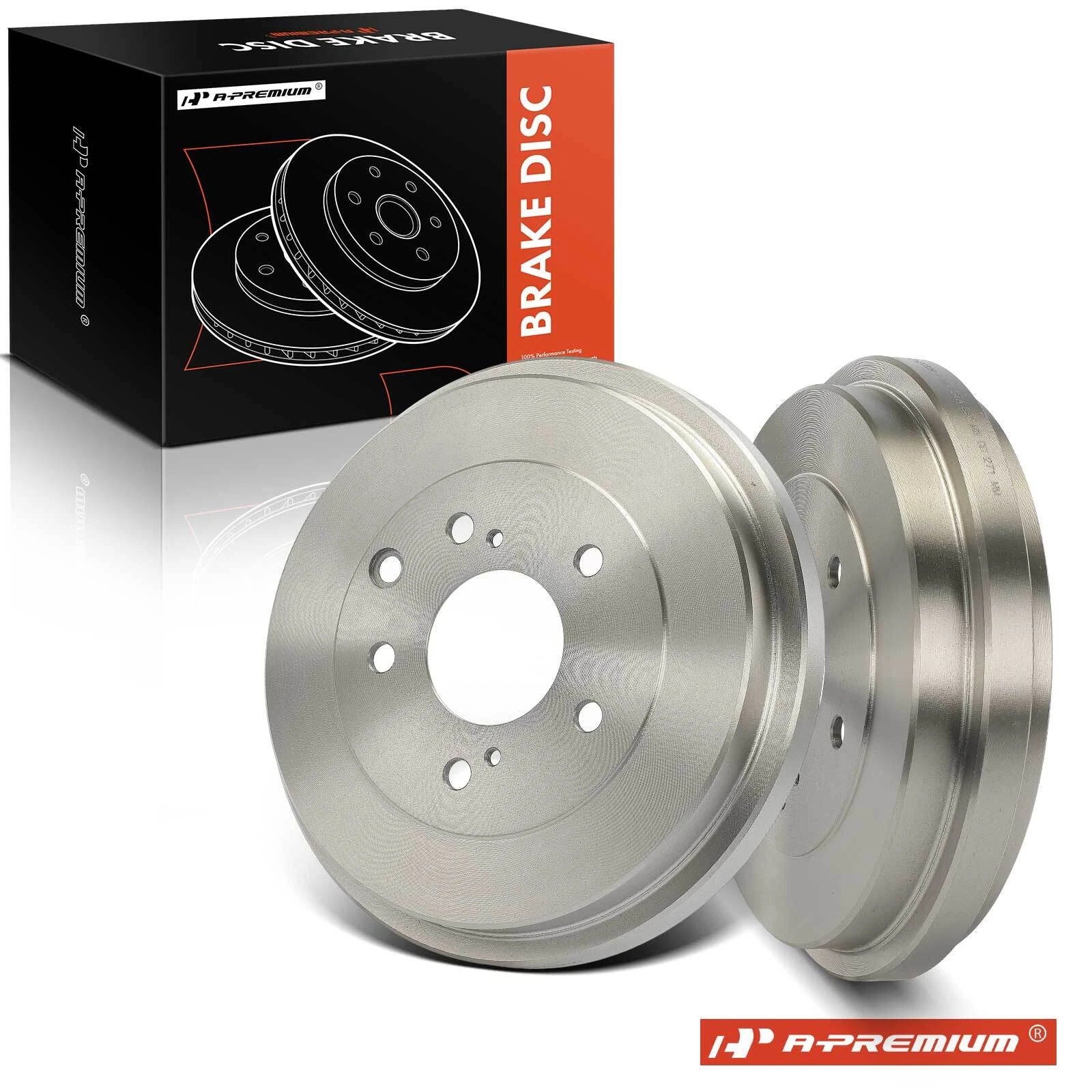 2X Rear Brake Drums for Nissan Sentra (2013–2019, 2021–2023)