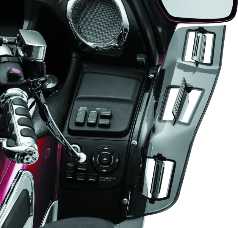 Kuryakyn Dragon Wings Smoke for Honda GL1800 Gold Wing (2001–2017)