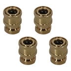 Brass Fitting Adapter 1/4" QC Socket to NPT for Pressure Washer (2010–2023)