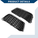 1 Pair Fog Light Grill Honeycomb for Audi Q5 (2018–2021) No. 80A807679D/80A807680D