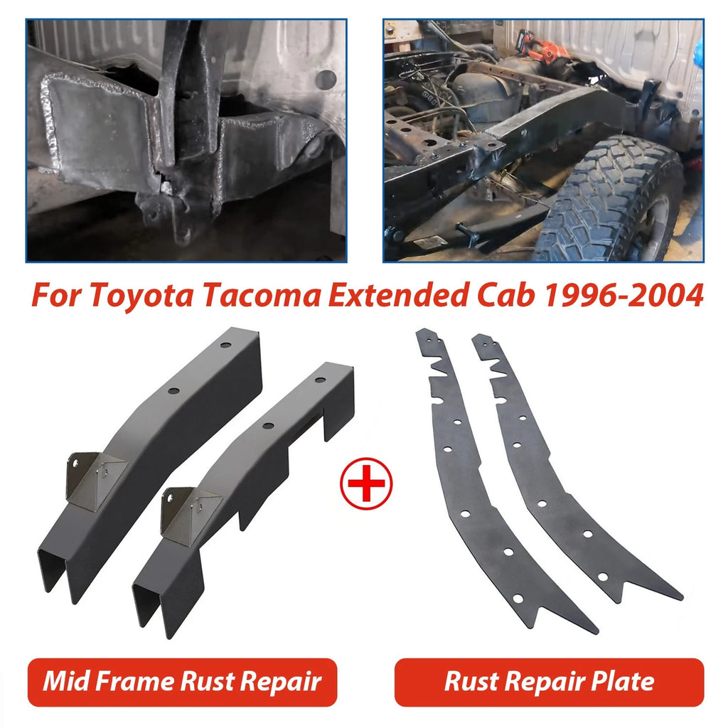 Mid Frame Rust Repair Kit for Toyota Tacoma Extended Cab (1996–2004)