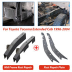 Mid Frame Rust Repair Kit for Toyota Tacoma Extended Cab (1996–2004)