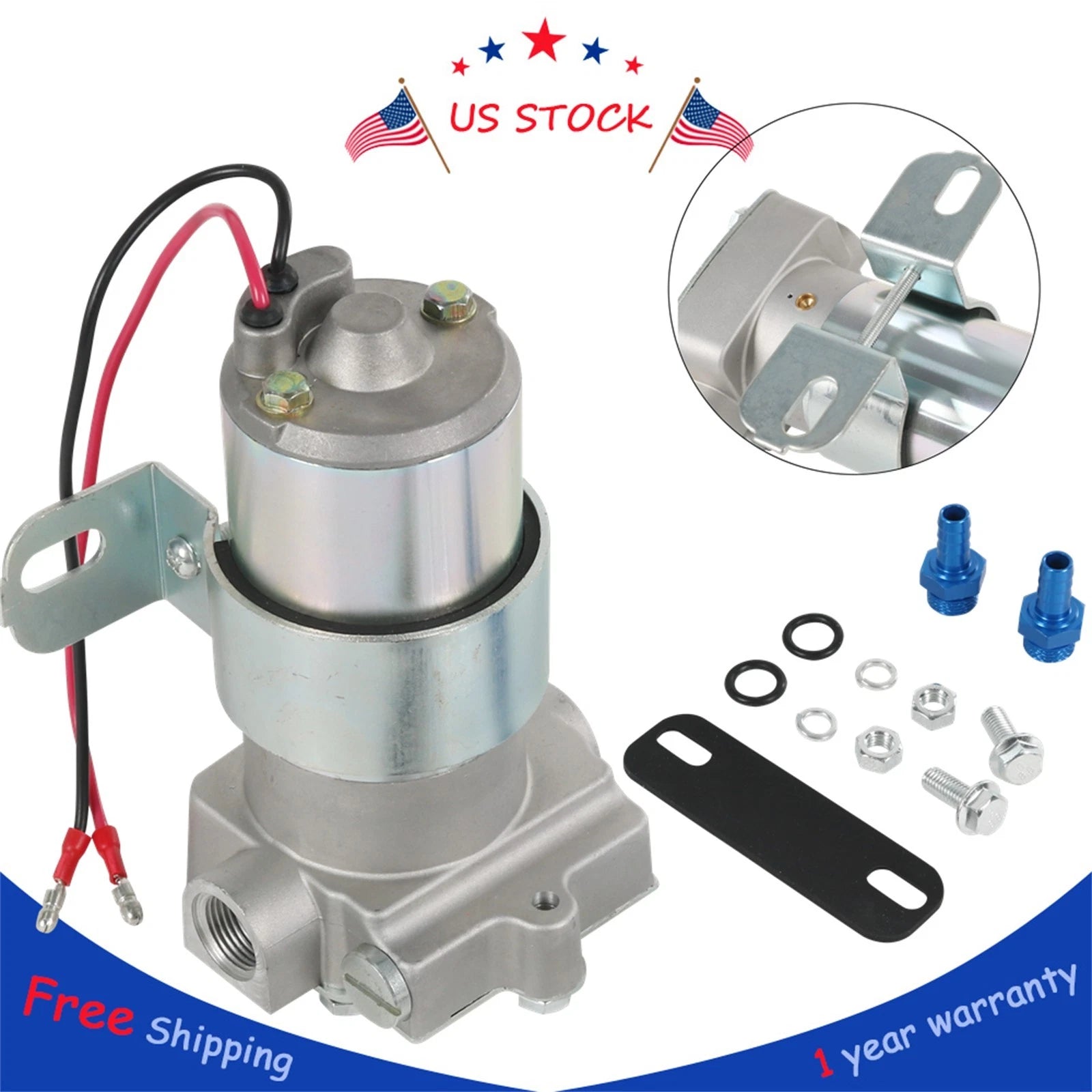 Low Pressure Electric Fuel Pump for Gasoline Carburetor (2013–2014)