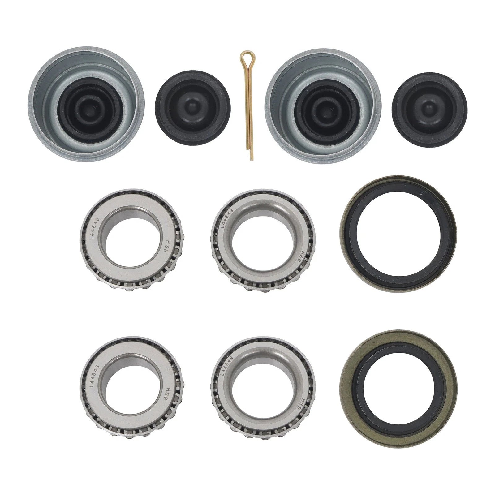 Trailer Bearing Kit for 2000 lbs Spindle (1" or 1.0625")