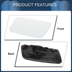 Front Right Washer Nozzle Cover Cap for Volkswagen Passat CC (2008–2012) White