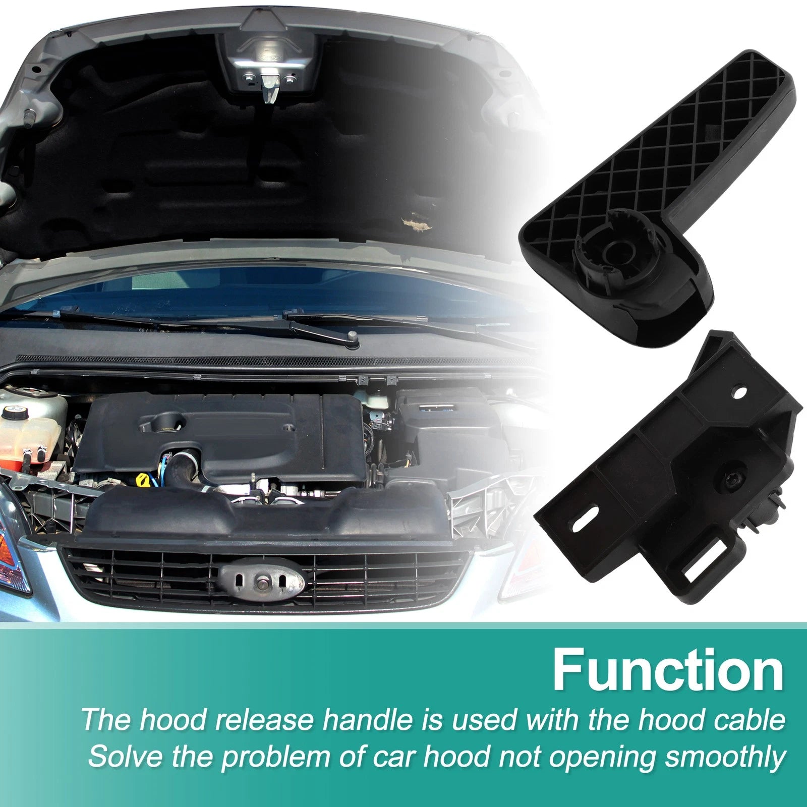 Hood Latch Release Handle for Volkswagen Sharan (2016–2022) No. 6R1823533