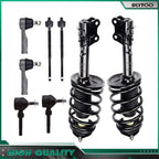Front Strut w/ Coil Spring & Sway Bar Tie Rod for Nissan Sentra (2002–2006)