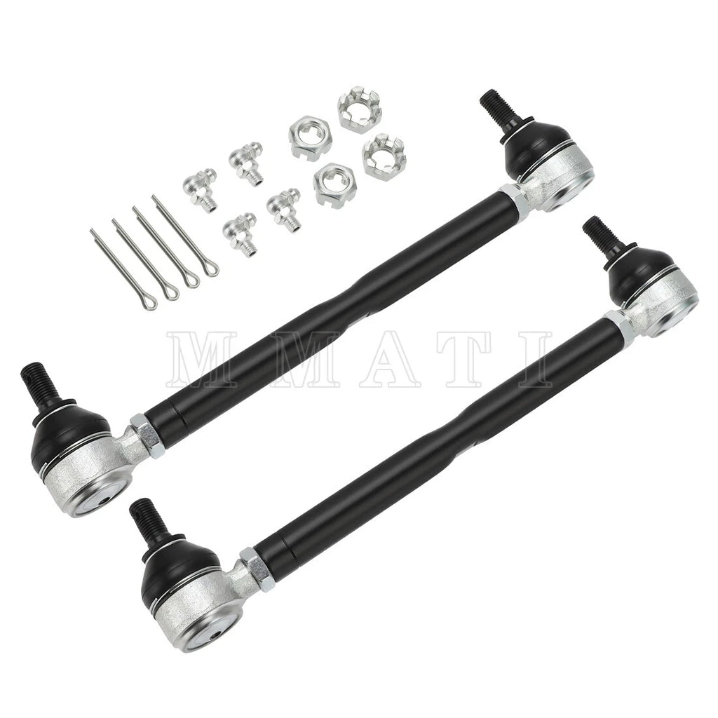 2Pcs Steering Tie Rod & Shaft Assembly for EZGO TXT Medalist (1994–2001)