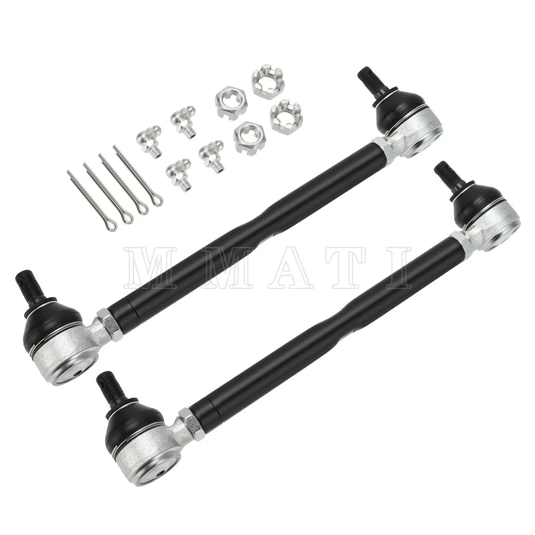 2Pcs Steering Tie Rod & Shaft Assembly for EZGO TXT Medalist (1994–2001)