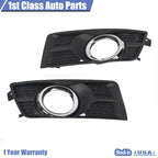 Set of 2 Fog Light Cover Bezel Trim Chrome for Cadillac SRX (2010–2016)