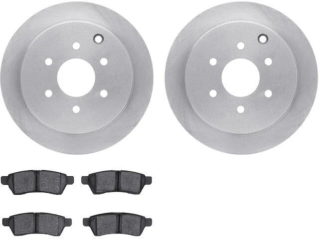 Rear Brake Pad and Rotor Kit for Suzuki Equator (2009–2012) YD651BD