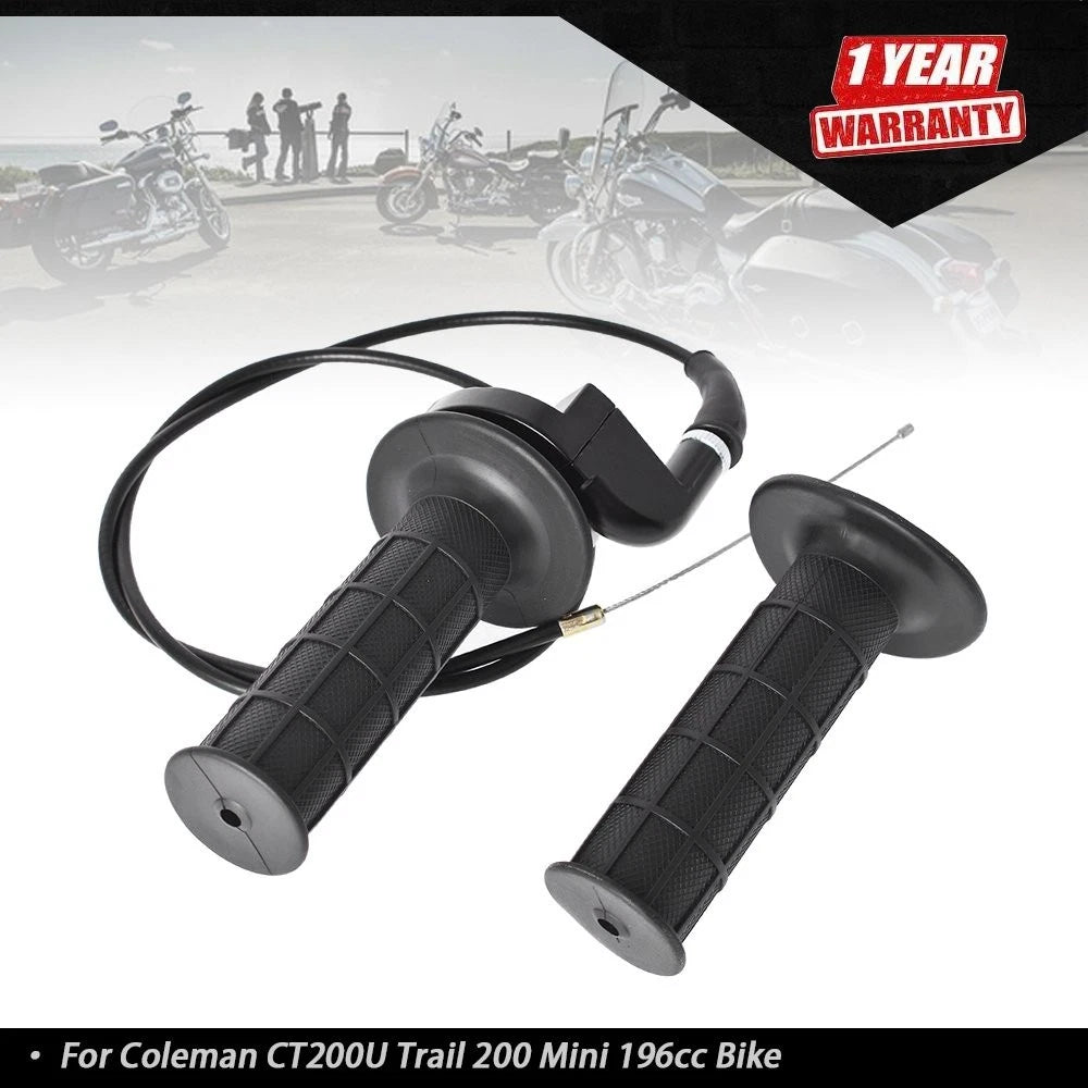Throttle Hand Grips Cable Clamp Kit for Coleman CT200U (2000-2023)