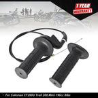 Throttle Hand Grips Cable Clamp Kit for Coleman CT200U (2000-2023)