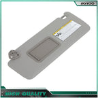 Driver Left Side Gray Sun Visor for Toyota Highlander (2004–2007)
