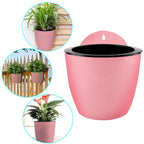 Set of 7 Self-Watering Wall Hanging Planters for Indoor Plants