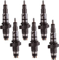 6X Fuel Injector 0445120032 3968158 for Cummins 5.9L 6BT (2004–2009)