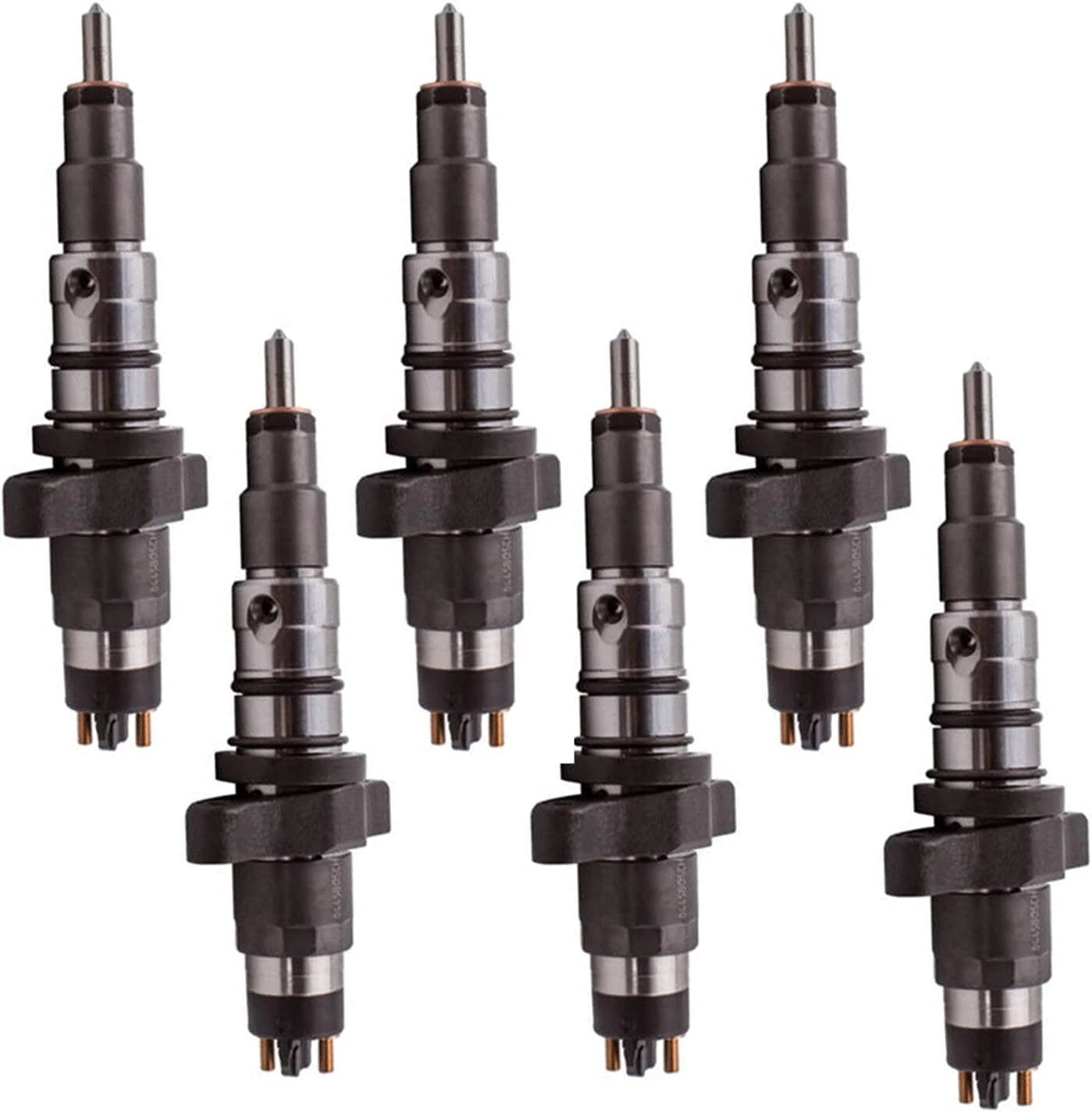 6X Fuel Injector 0445120032 3968158 for Cummins 5.9L 6BT (2004–2009)