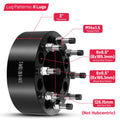 2x 3 Inch Wheel Spacers 8x6.5 8x165.1 14x1.5 for GMC C3500 (1988–1998)