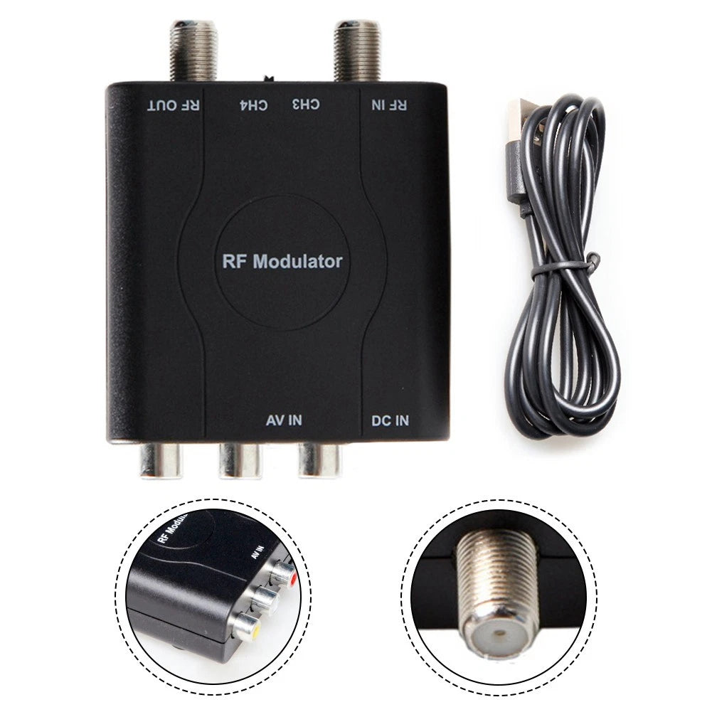 M61A RF Converter for AV to RF Signal Modulation